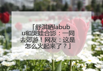 舒淇晒labubu和哭娃合影：一同去郊游！网友：这是怎么火起来了？