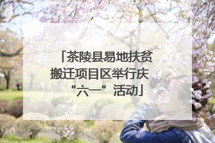 茶陵县易地扶贫搬迁项目区举行庆“六一”活动