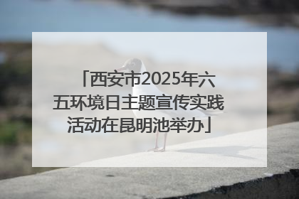 西安市2025年六五环境日主题宣传实践活动在昆明池举办