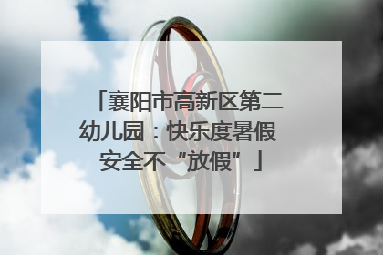襄阳市高新区第二幼儿园：快乐度暑假 安全不“放假”
