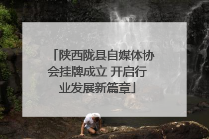 陕西陇县自媒体协会挂牌成立 开启行业发展新篇章