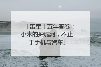 雷军十五年答卷：小米的护城河，不止于手机与汽车
