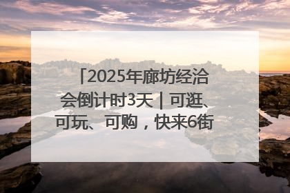 2025年廊坊经洽会倒计时3天｜可逛、可玩、可购，快来6街16巷逛市集
