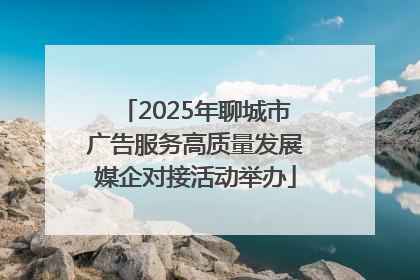 2025年聊城市广告服务高质量发展媒企对接活动举办