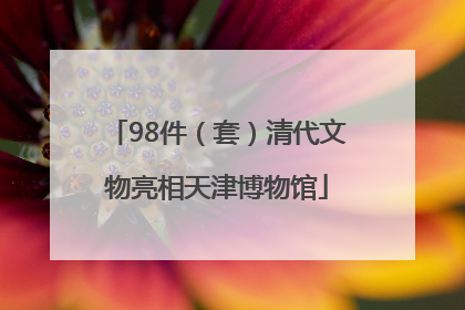 98件（套）清代文物亮相天津博物馆