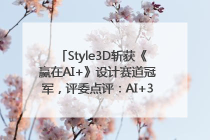 Style3D斩获《赢在AI+》设计赛道冠军，评委点评：AI+3D技术世界第一