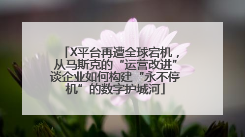 X平台再遭全球宕机，从马斯克的“运营改进”谈企业如何构建“永不停机”的数字护城河